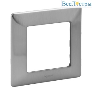 Рамка 1-постовая Legrand Valena Life Сталь 754151