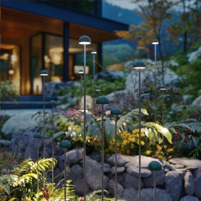 ландшафтный светильник odeon light nature verde 7122/4gl