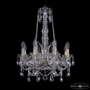 Подвесная люстра Bohemia Ivele Crystal 1411/8/141/h-62 G