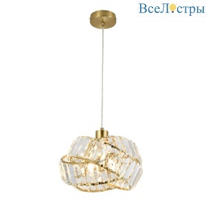 Подвесной светильник Indigo Frizzante 12015/A/1P Brass V000488