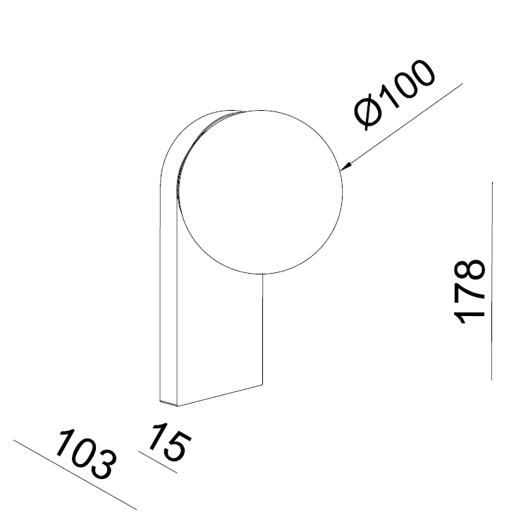 настенный светильник italline de-317 gothic