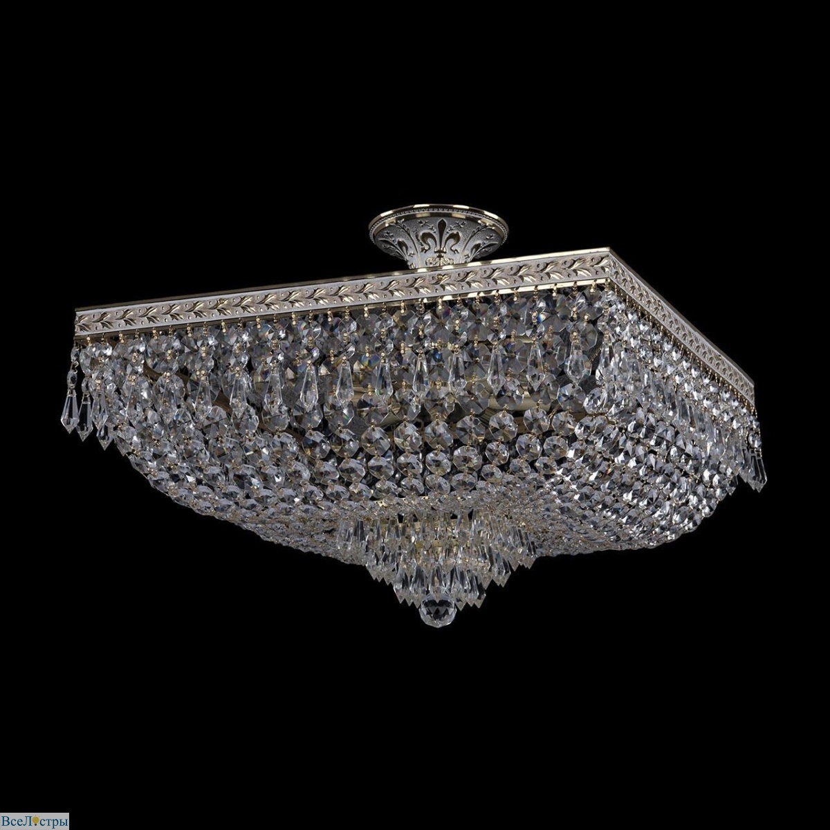 потолочная люстра bohemia ivele 19272/45iv gw