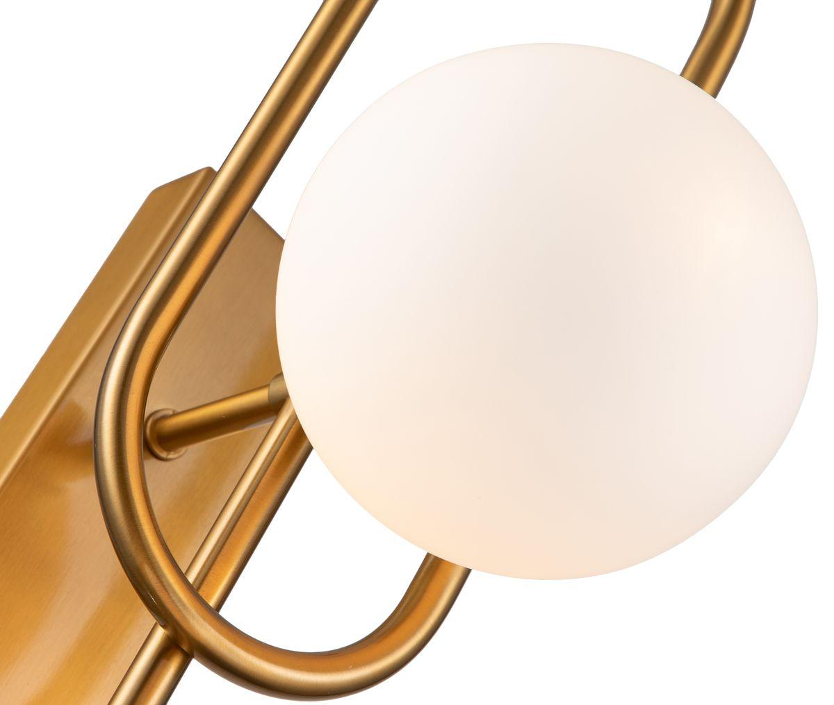 бра indigo opaco 11015/2w brass v000151