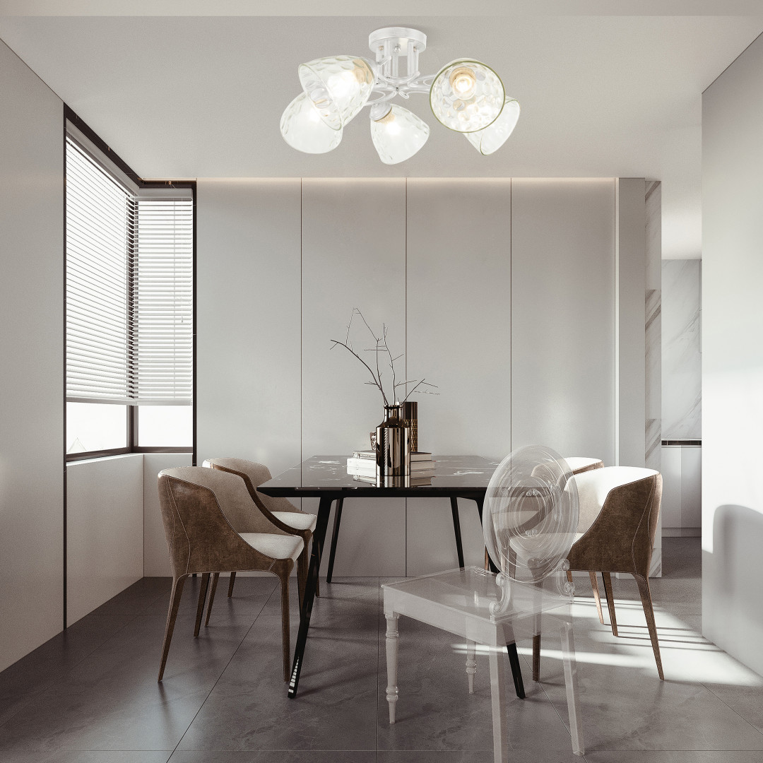 потолочная люстра arte milano napoli 338756/5 wt+sl