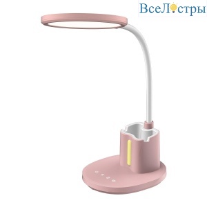 Настольная светодиодная лампа Uniel ULM-D150 15W/3000-6500K/DIM Pink UL-00011293