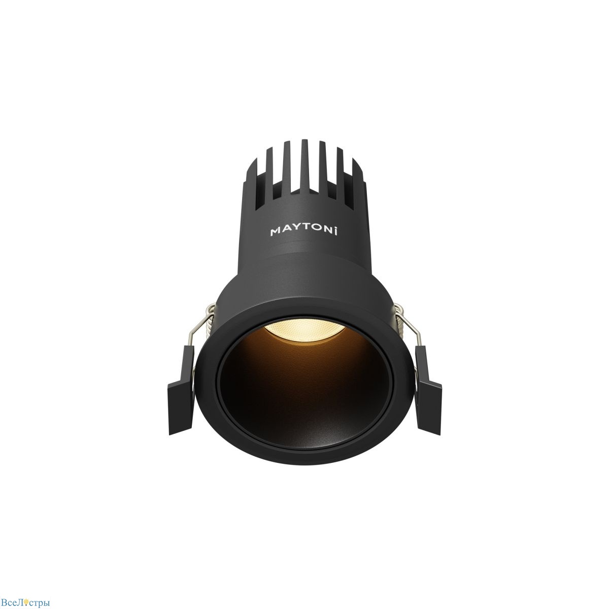 встраиваемый светильник maytoni dip dl116-10w-2.7k-b