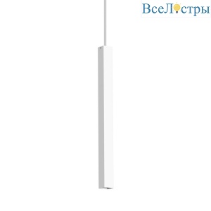 Подвесной светодиодный светильник Ideal Lux Ultrathin D040 Square Bianco 194189