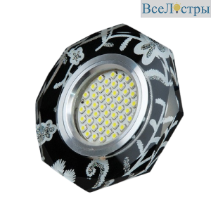 Встраиваемый светильник Elvan TCH-8220/3W-MR16-5.3-Bk