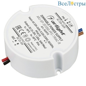 Блок питания Arlight ARJ-SP-351050-PFC-TRIAC-R (36W, 23-35V, 1050mA) 040972