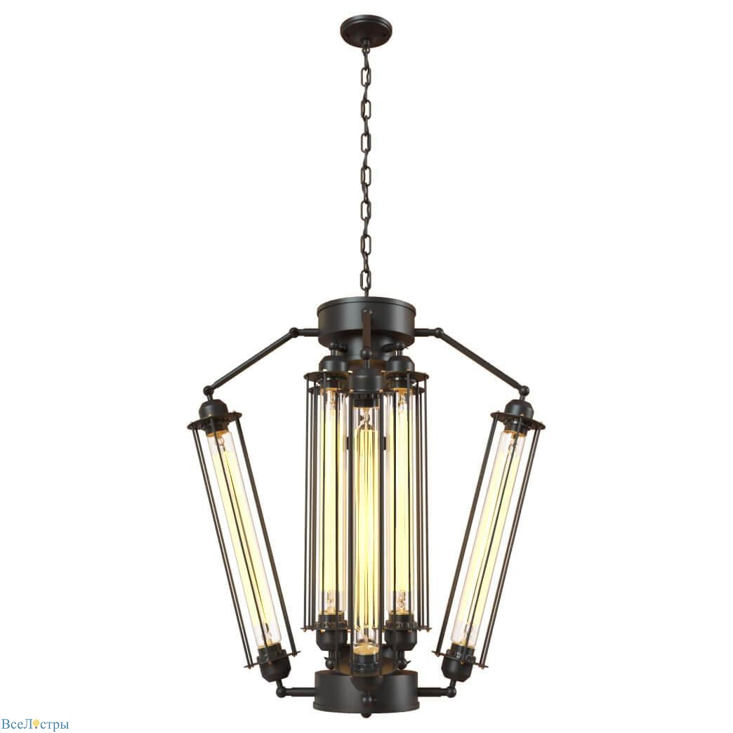 подвесная люстра loft it industrial cage loft1136
