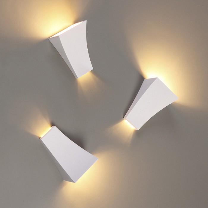 накладной светильник odeon light gips 3882/1w