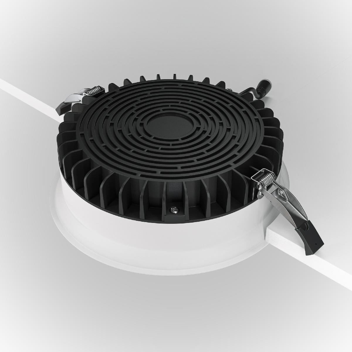 встраиваемый светильник maytoni technical okno dl053-24w4k-w