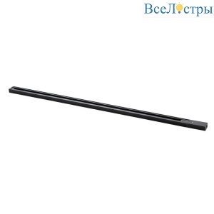 Шинопровод однофазный с питанием и заглушкой Crystal Lux CLT 0.11 01 L2000 BL