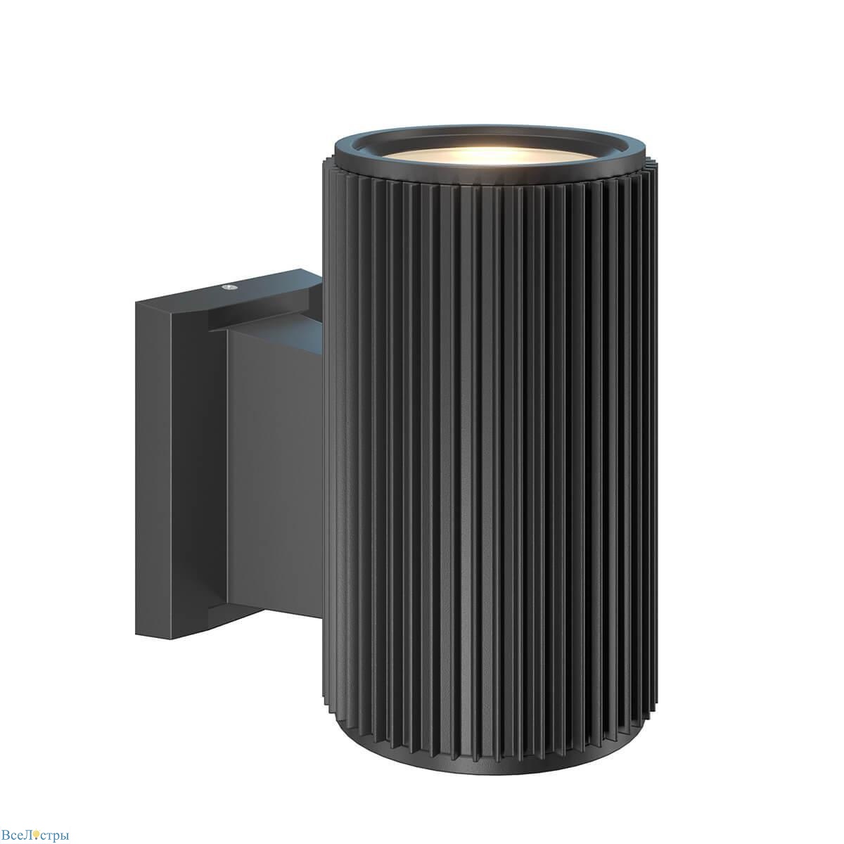 настенный светильник maytoni outdoor o419wl-01b