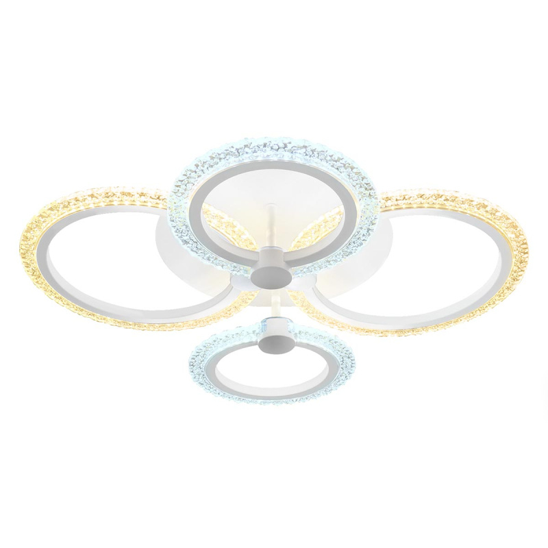 потолочная светодиодная люстра ambrella light acrylica original fa4061