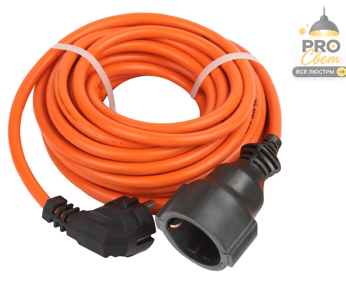 удлинитель силовой эра upx-1e-3x1.5-10m б0046815