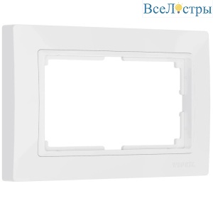 Рамка для двойной розетки Werkel Snabb basic белый W0082001 4690389161490