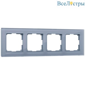 Рамка на 4 поста Werkel Favorit серый W0041115 4690389160011