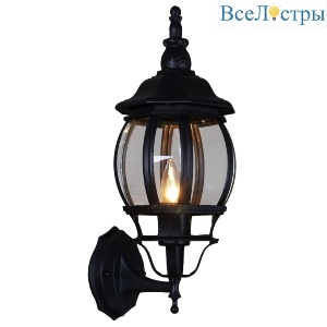 Уличный настенный светильник Reluce 08012-0.2-001SW BK