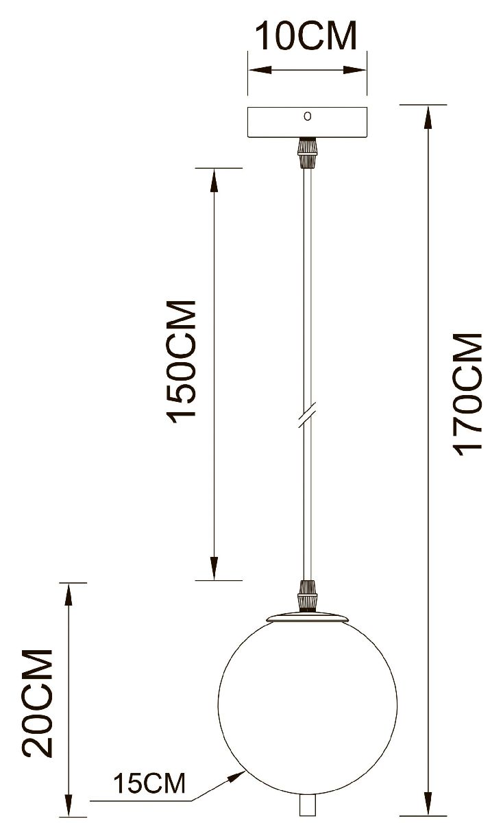 подвесной светильник arte lamp freddie a2231sp-1pb