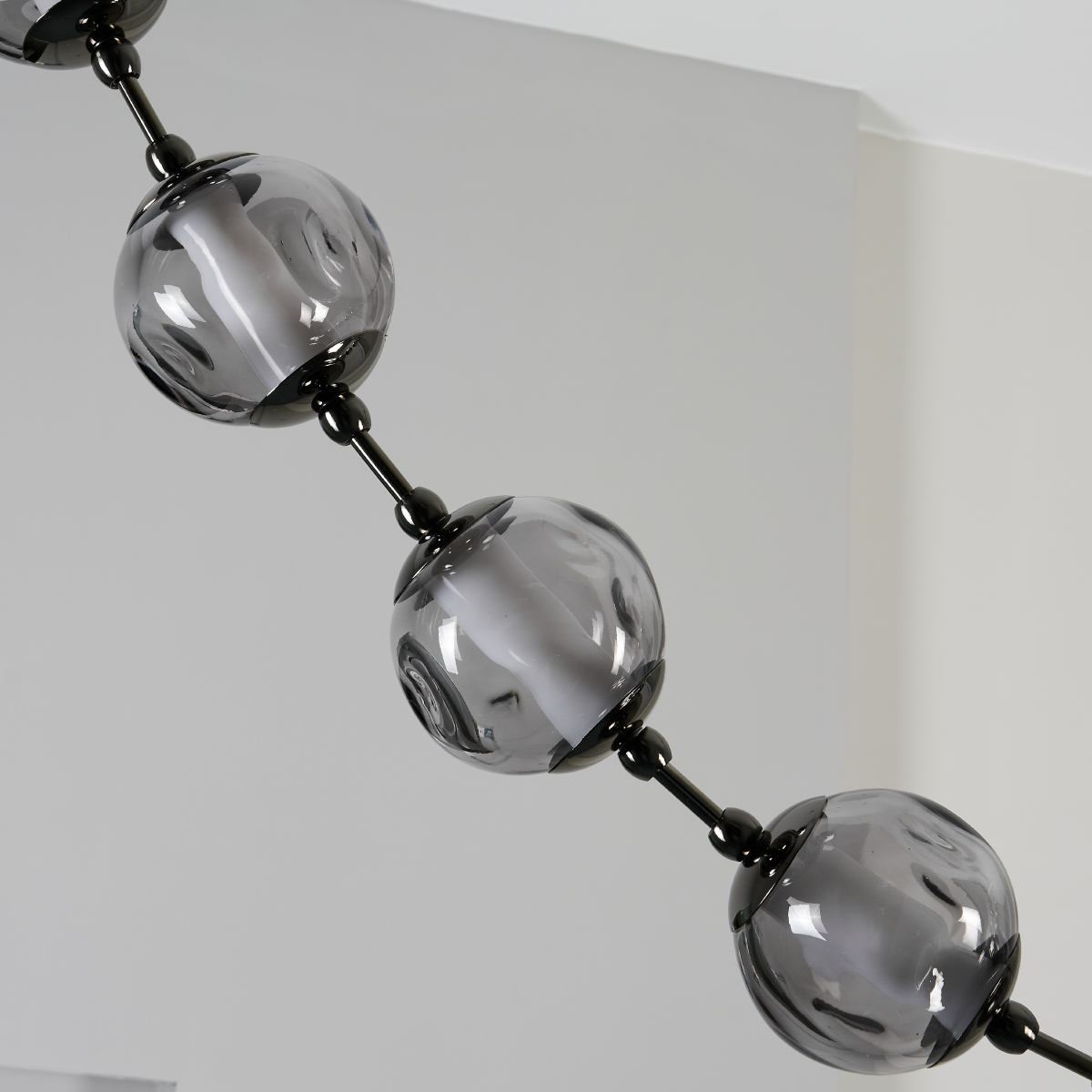 подвесной светильник delight collection od2437a-16 pearl black/smoke