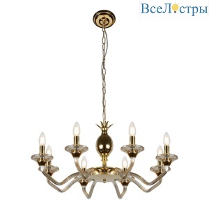 Подвесная люстра iLamp Flo YT2049-8 GD+COG