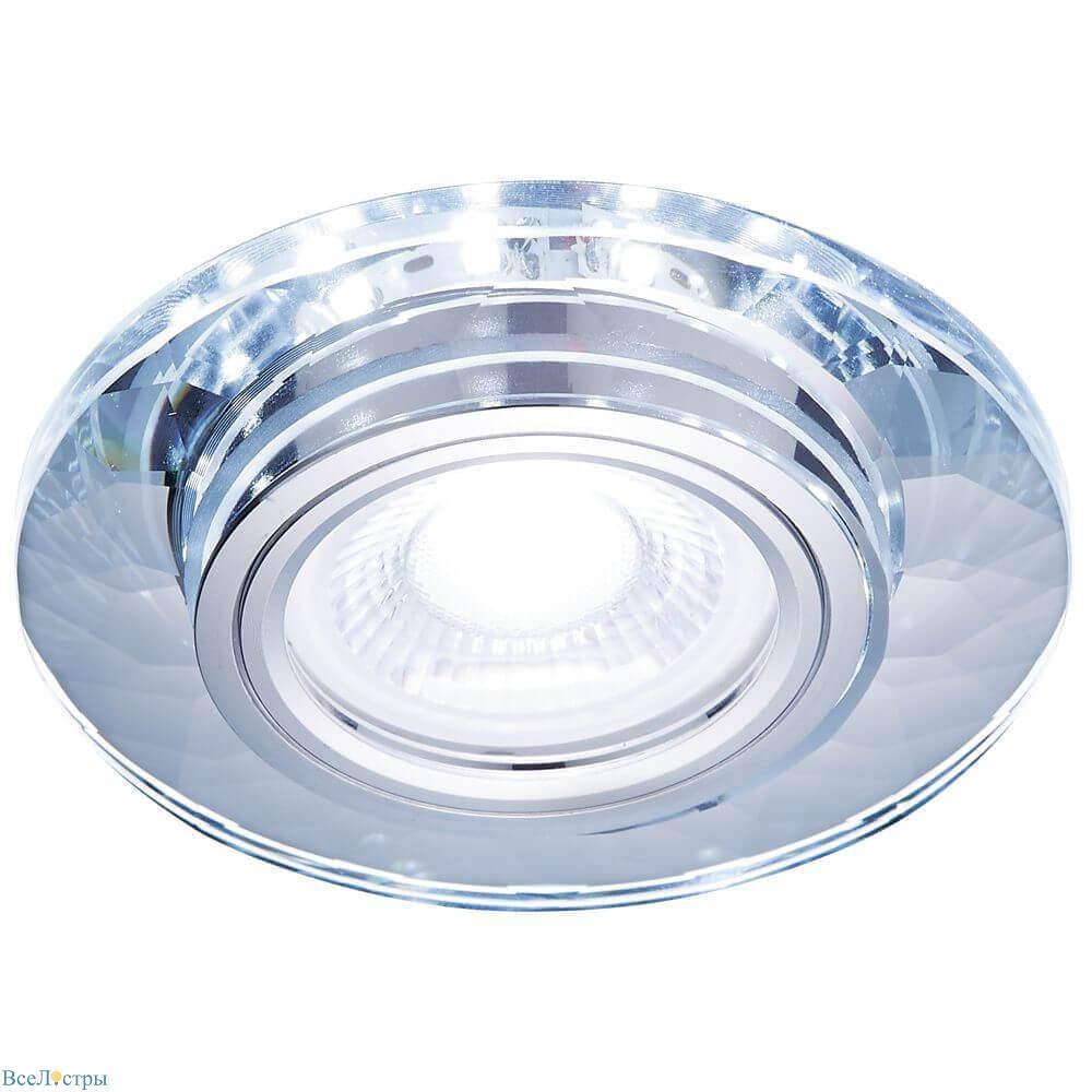 встраиваемый светодиодный светильник ambrella light led s211 cl/wh