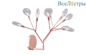 Настенный светильник Crystal Lux Evita EVITA AP9 COPPER/TRANSPARENT