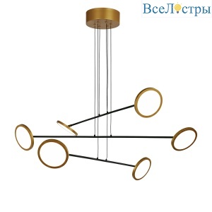 Люстра MD19001002-6A black/gold Delight Collection