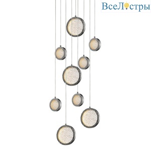 Подвесной светильник Delight Collection Bottega P98014M-9 polished nickel