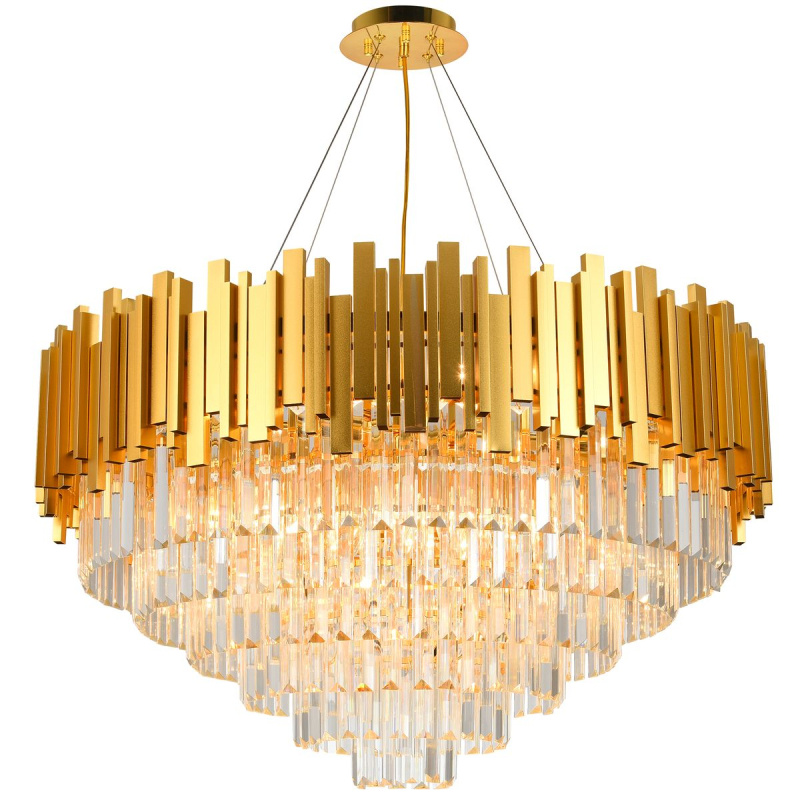 подвесная люстра natali kovaltseva vertigo 81440/12c gold