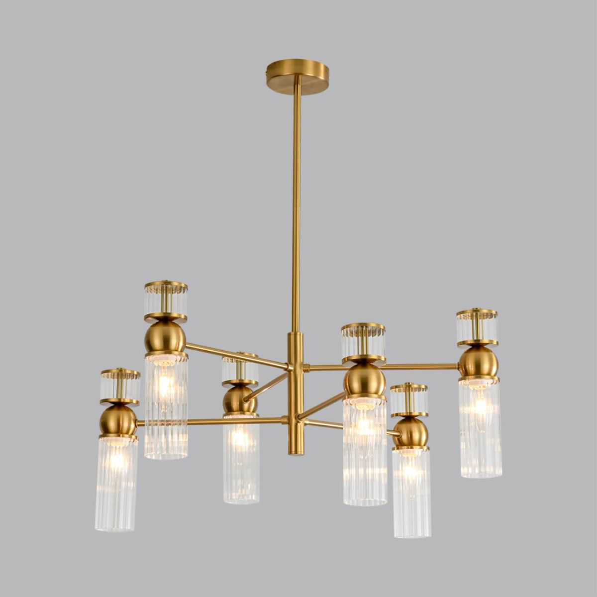люстра на штанге lumion moderni denver 8276/6