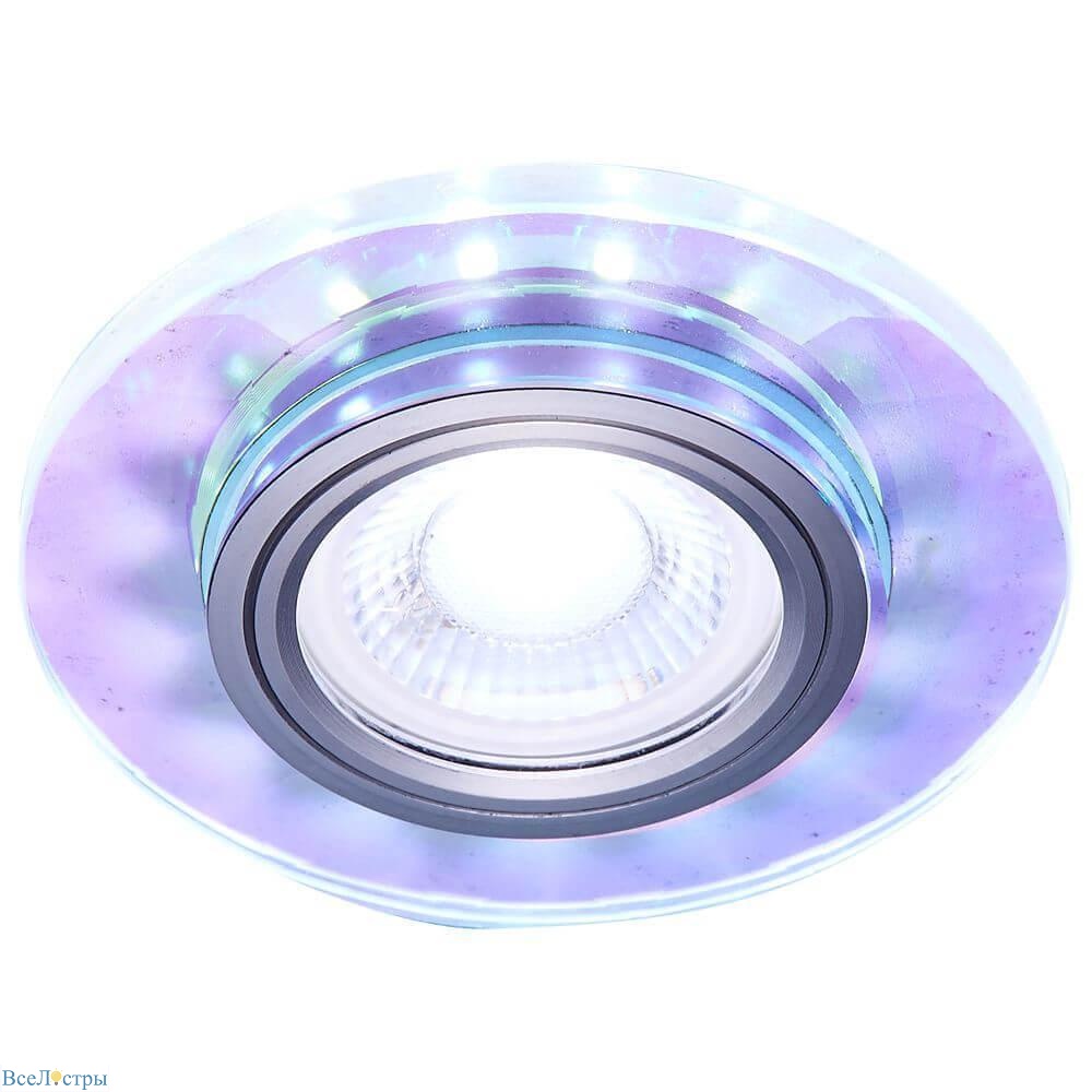 встраиваемый светодиодный светильник ambrella light led s211 pr/wh
