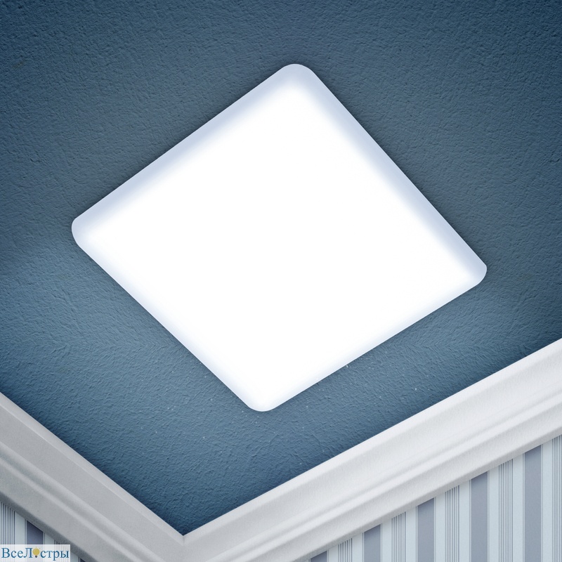 встраиваемый светильник эра led 12-10-4k б0054324