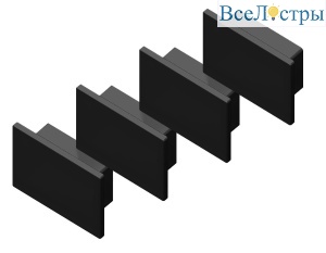 Заглушка (4 шт.) Ambrella Light Alum Profile GP8370