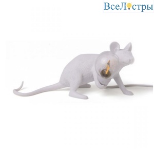 Настольная лампа Mouse Lamp Lyie Down USB Seletti