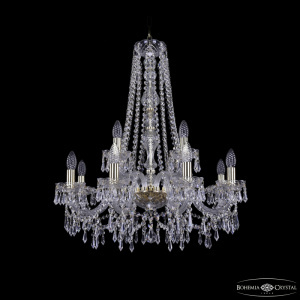 Подвесная люстра Bohemia Ivele Crystal 1403/8+4/240/h-76 G