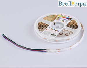 Светодиодная лента Ambrella Light Illumination COB 576Led/ 14W m/ 24V IP20 RGB/ 5m*10mm*3mm (4 конт.) GS4951