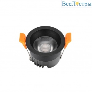 Встраиваемый светильник Iledex Technical Mars DIM 107-7W-D64-4000K-24DG-BK