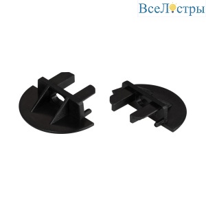 Заглушка Arlight для MIC-FS-R черная с отверстием 047224