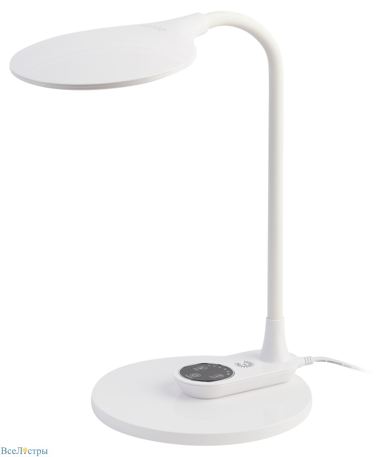 настольная лампа эра nled-498-10w-w б0052774