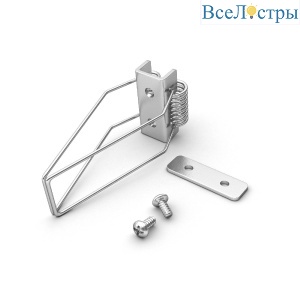 Пружинный держатель Arlight SL-LINIA49-F BLACK 030511