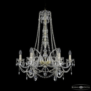 Подвесная люстра Bohemia Ivele Crystal 1411/6/240/h-83 G