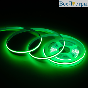 Светодиодная лента Apeyron 24В 11Вт/м COB, 352д/м IP20 5м зеленая 00-359