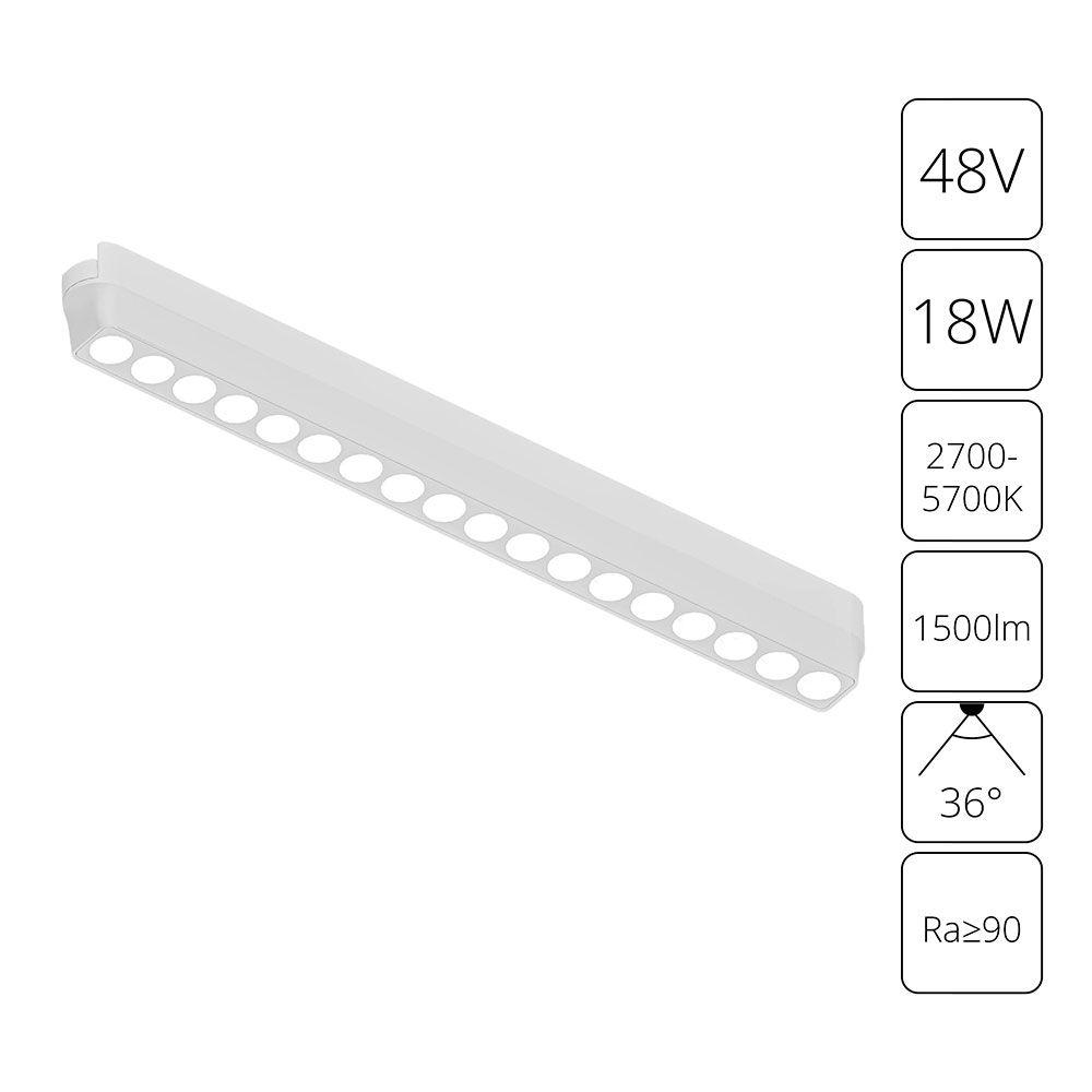 трековый светодиодный светильник arte lamp rapid a2969pl-1wh