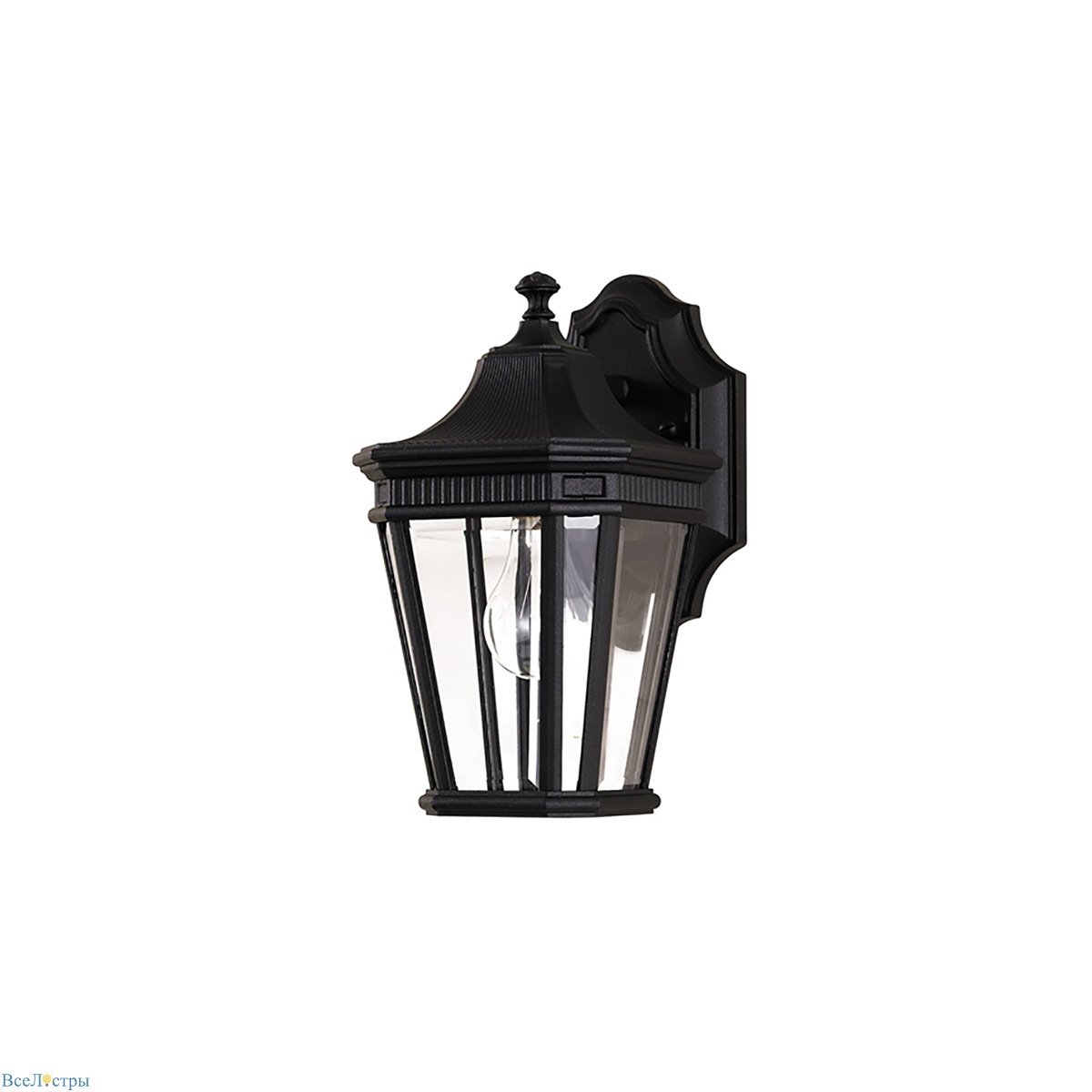 уличный настенный светильник feiss cotswold lane fe-cotsln2-s-bk