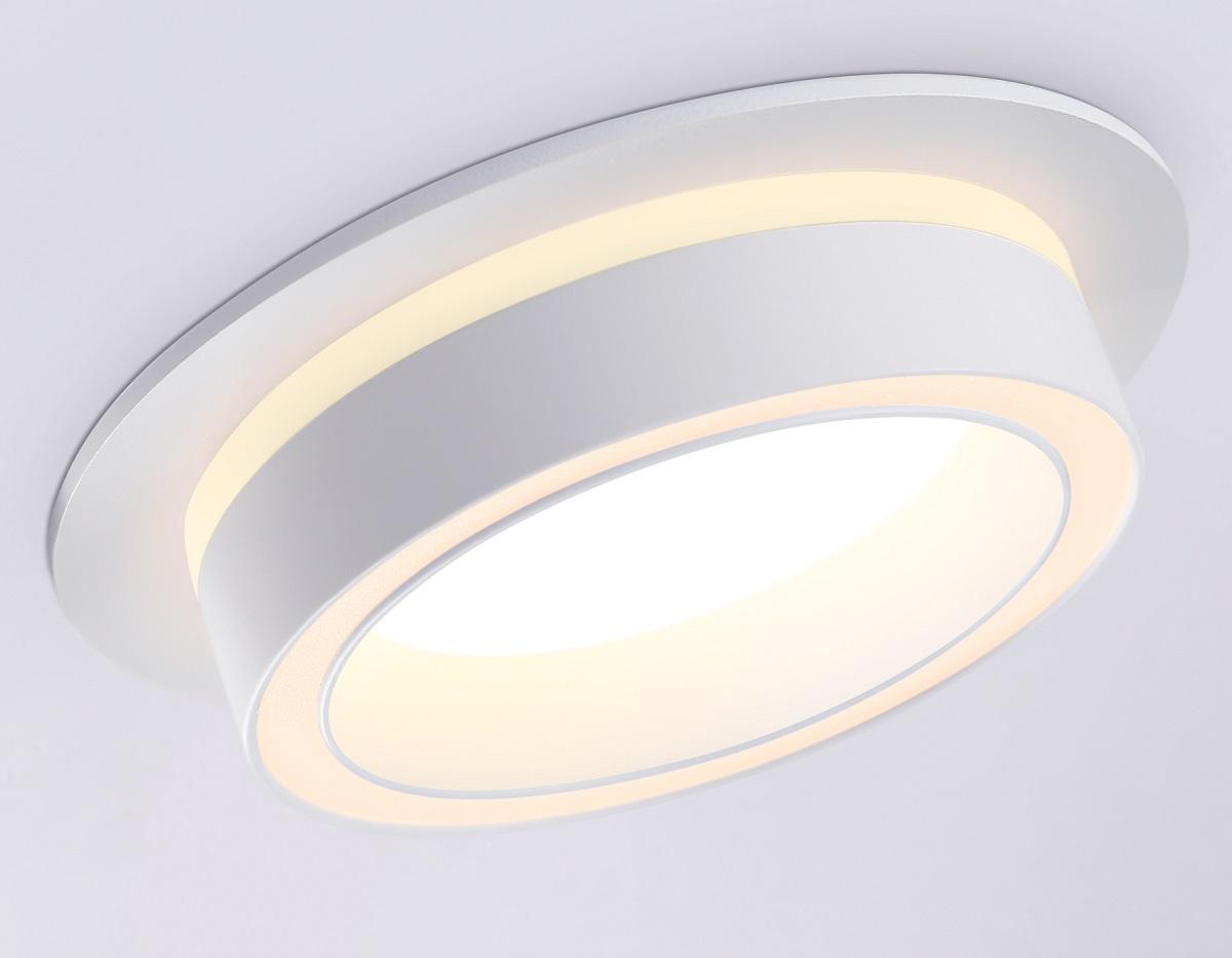 встраиваемый светильник ambrella light techno spot gx53 acrylic tech tn5240