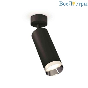 Комплект накладного светильника Ambrella light Techno Spot XM6343003 SBK/PSL черный песок/серебро полированное (A2210, C6343, N6132)