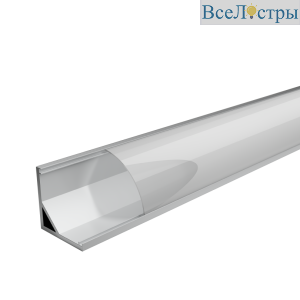 Профиль алюминиевый угловой накладной Wolta WAP-S-16/16/2000-A