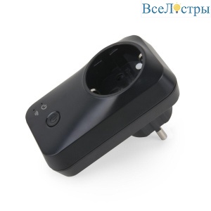 Умная розетка Wi-Fi Elektrostandard 76100/00 черная a054336